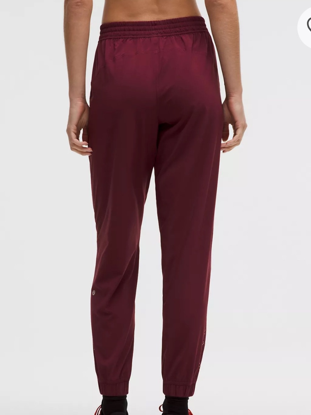 lululemon athletica Women's Deep Burgundy Track Joggers- no longer made